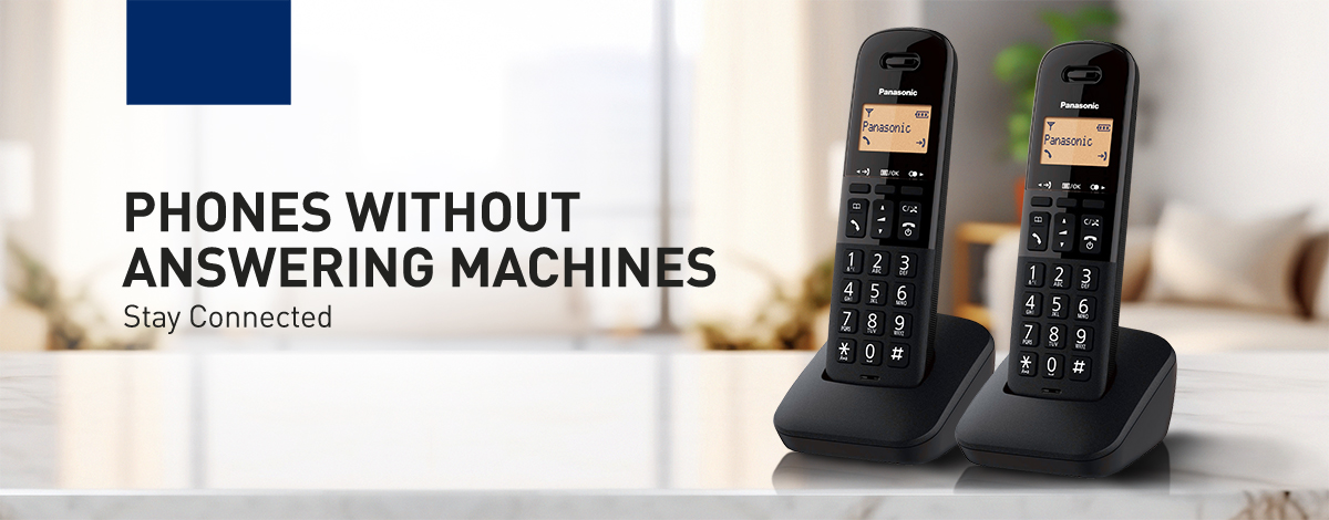 Panasonic Phones without Answering Machine – Reliable cordless and corded home phones with clear sound and simple functionality.