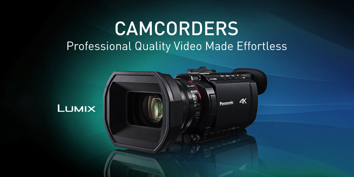 Shop Panasonic 4K Camcorders – High-resolution video cameras with powerful zoom, HDR support, and cinematic recording features.
