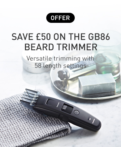 GB86 Beard Trimmer Deal – Get £50 off a pro-grade trimmer with ultra-sharp blades, wide coverage, and versatile styling.