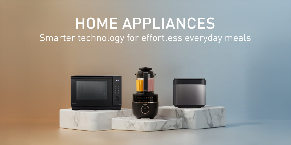 Panasonic Home Appliances – Discover innovative and energy-efficient appliances for your kitchen and home, including microwaves, bread makers, and more.