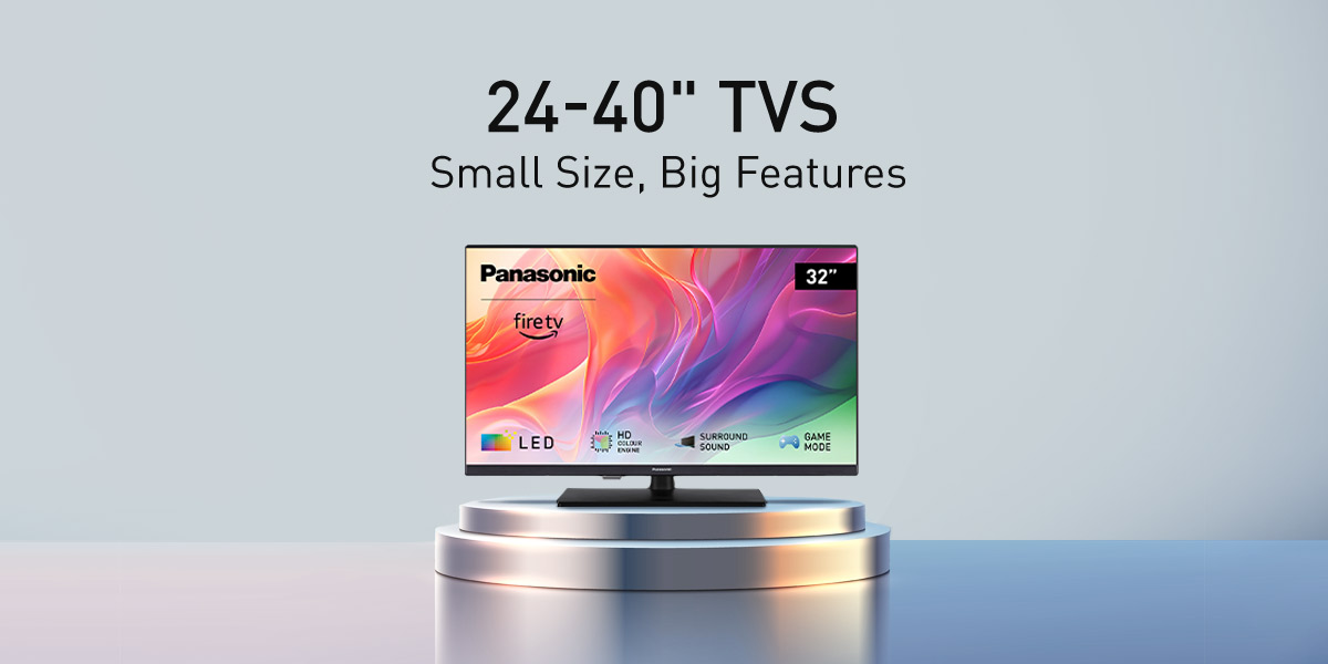 Panasonic 41-inch and Under TVs – Compact and high-quality HD and Full HD Smart TVs for any space.