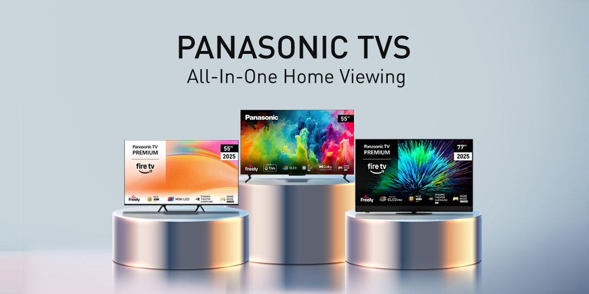 Panasonic Televisions – Explore the latest 4K OLED, LED, and Smart TVs for an immersive viewing experience.