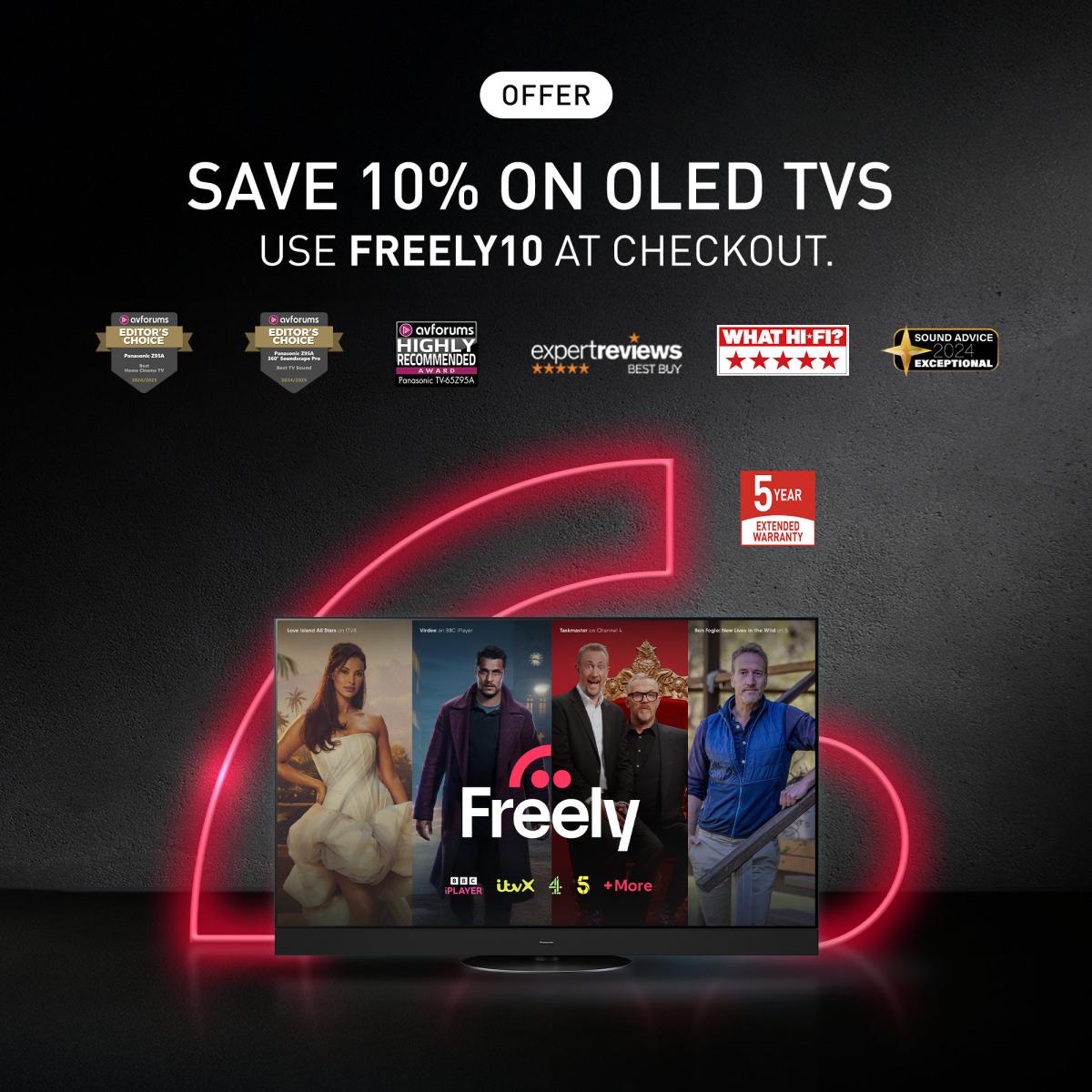 Panasonic OLED TV promotion – best deals on 4K OLED televisions.
