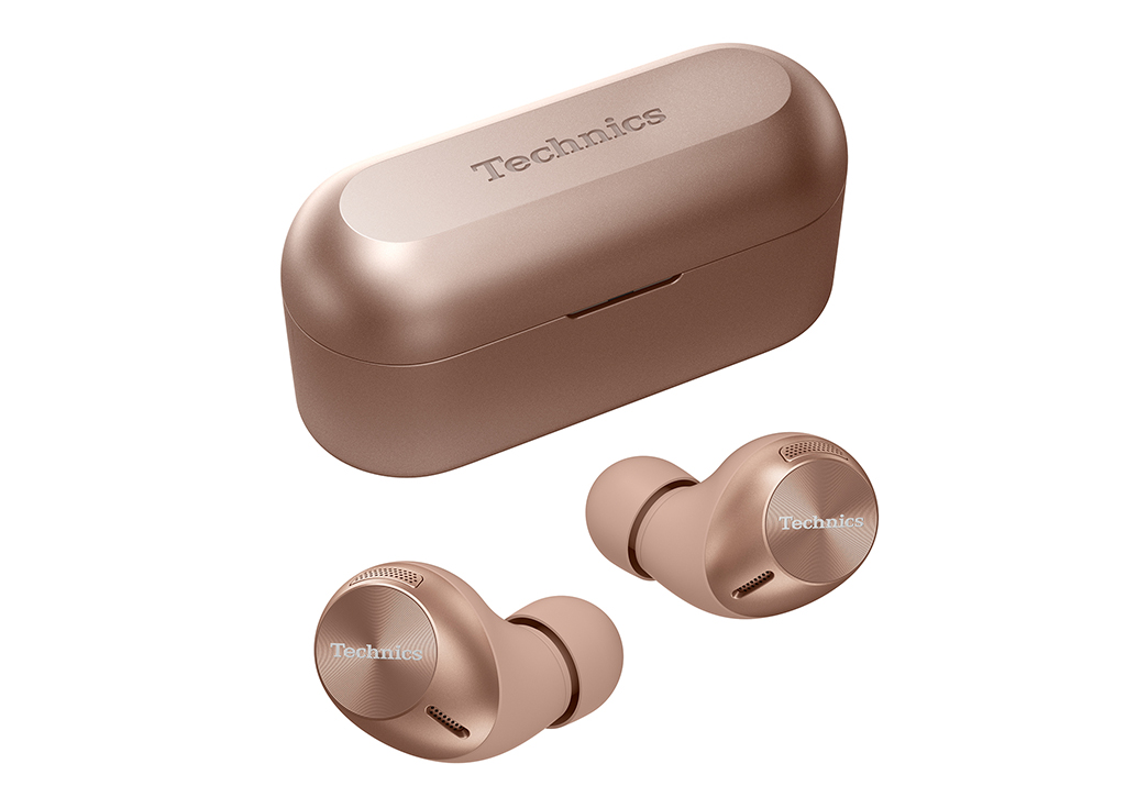 Gold True Wireless Noise Cancelling Earphones With Multipoint Bluetooth - Rose Eah-Az40m2en