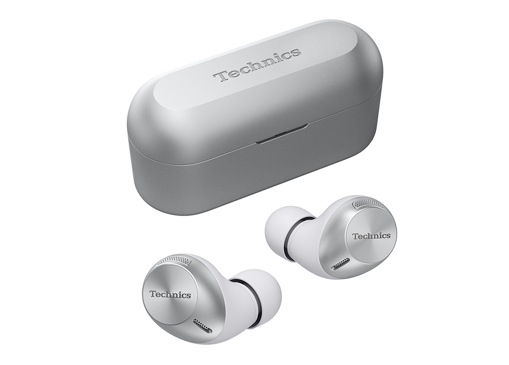 Silver True Wireless Noise Cancelling Earphones With Multipoint Bluetooth - Eah-Az40m2es