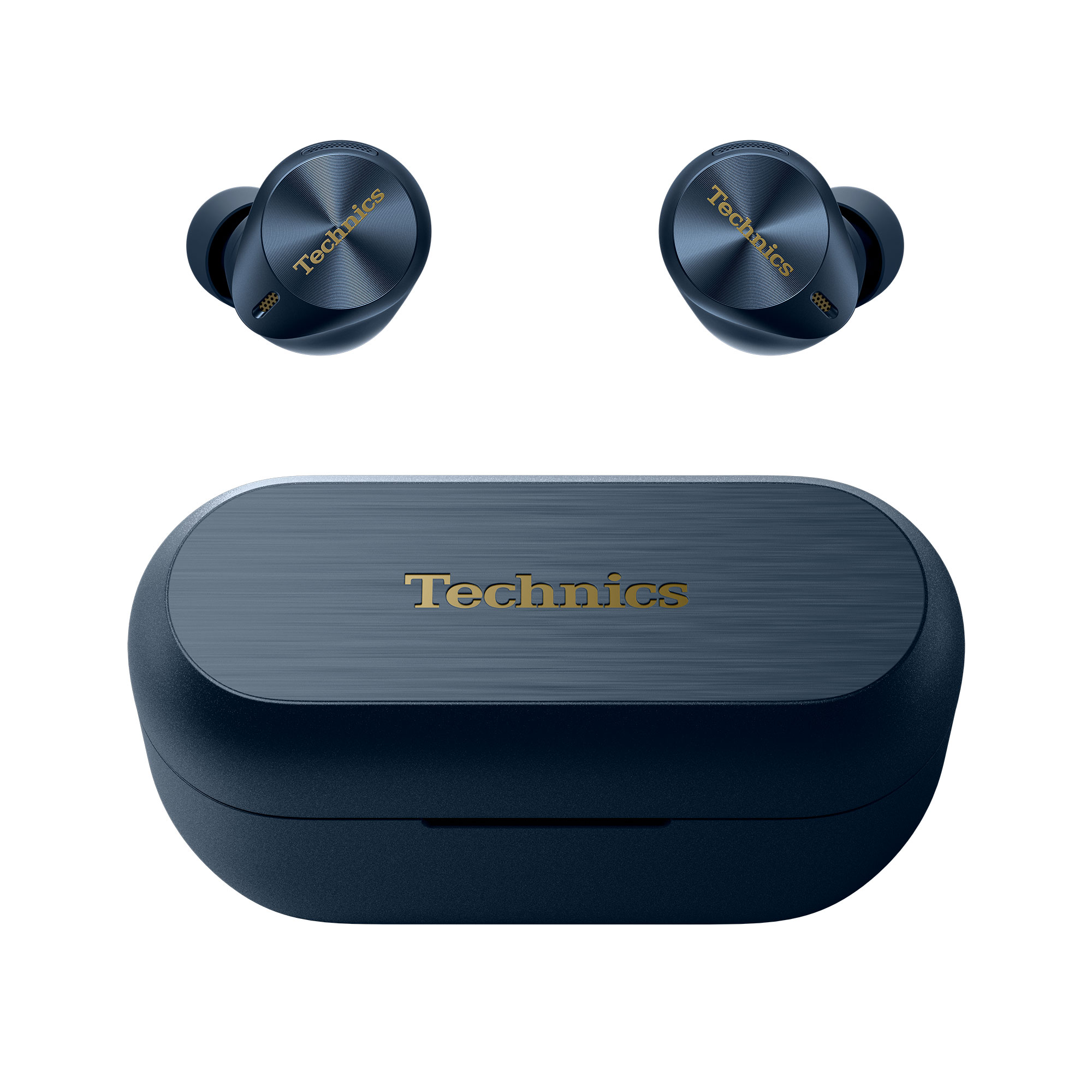 True Wireless Noise Cancelling Earphones with Multipoint Bluetooth, AZ80 - Midnight Blue EAH-AZ80E-A