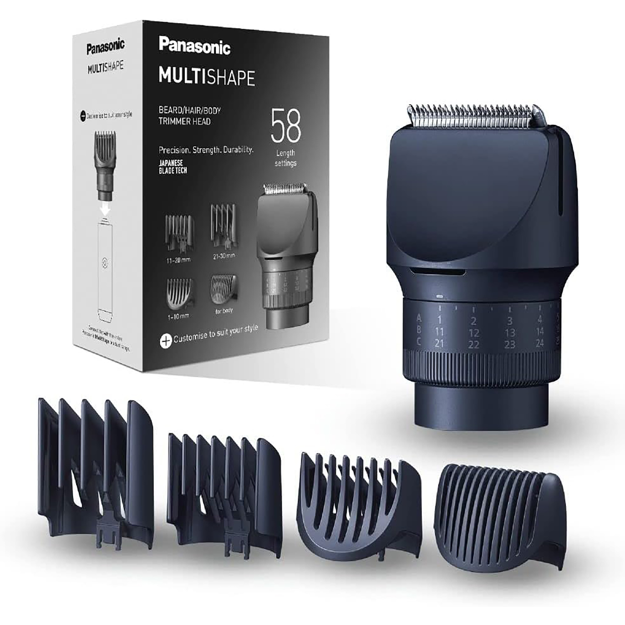 MULTISHAPE Beard/Hair/Body Trimmer Head Attachment ER-CTW1-A311
