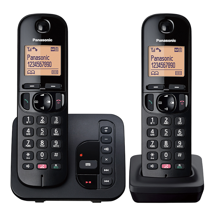 Digital Cordless Phone with Answering Machine - Double Handset KX-TGC262EB KX-TGC262EB