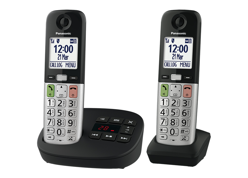 Digital Cordless Answering System - 2 Handsets KX-TGU432EB