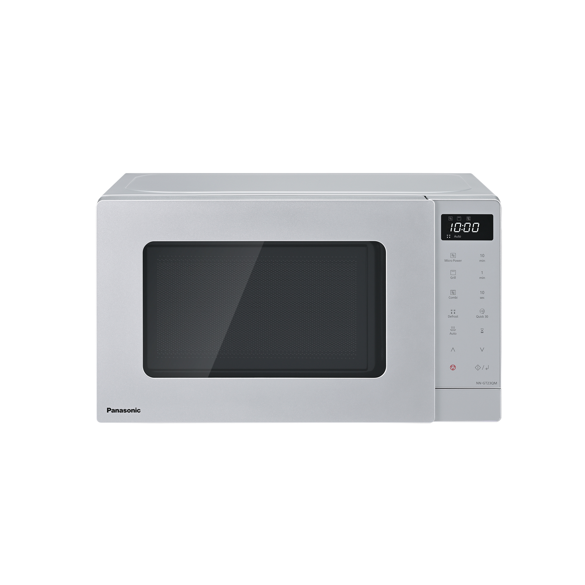 20l Compact Microwave Oven with Grill - Silver NN-GT23QMBPQ