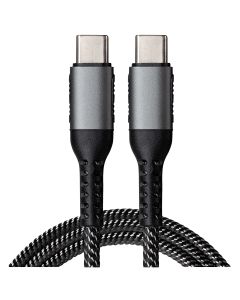 USB-C to USB-C 60W braided charging cable 1M DMW-USBCC1M DMW-USBCC1M