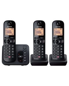Digital Cordless Phone with Answering Machine – Triple Handset KX-TGC263EB KX-TGC263EB