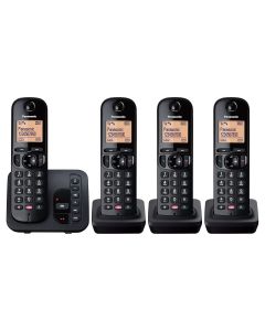 Digital Cordless Phone with Answering Machine – Quadruple Handset KX-TGC264EB KX-TGC264EB