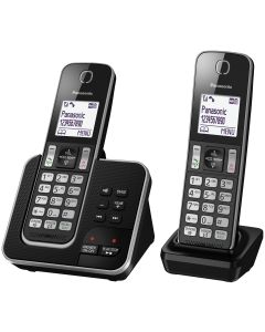 Twin Digital Cordless Phone with Answering Machine KX-TGD322EB KX-TGD322EB
