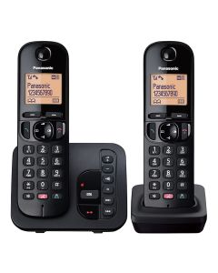 Digital Cordless Phone with Answering Machine – Double Handset KX-TGC262EB