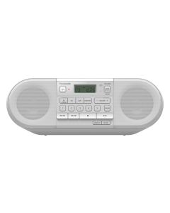 Powerful Portable DAB+ Radio with CD, Bluetooth® and USB - White RX-D552E-W