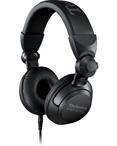 Technics EAH-DJ1200EK Over Ear Professional DJ Wired Headphones - Black EAH-DJ1200EK