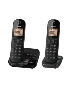 Twin Digital Cordless Phone with Answering Machine KX-TGC422EB