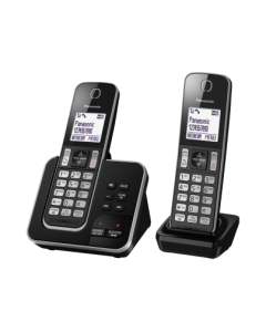 Digital Cordless Answering System with 2 Handset. KX-TGD622EB