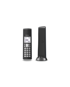 Single Digital Cordless Phone with Answering System - Graphite KX-TGK220EM