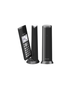 Twin Digital Cordless Phone with Answering System - GRAPHITE KX-TGK222EM