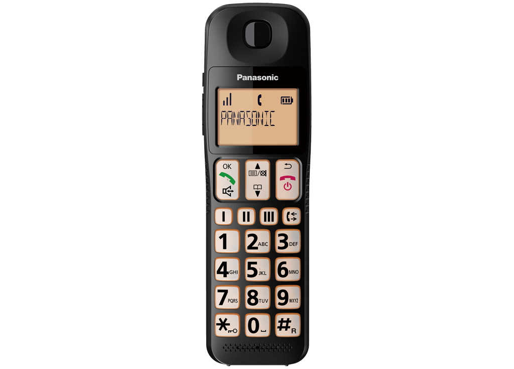 Twin Digital Cordless Phone with Hearing Aid Compatibility KX-TGE112EB